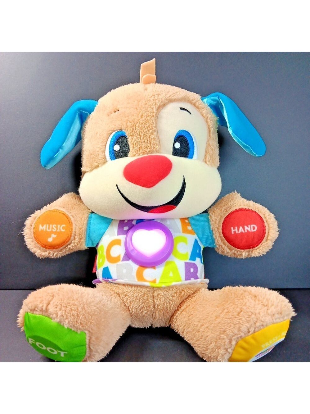 Works Clean Fisher Price Baby Laugh And Learn Smart Stages Puppy Plush Musical